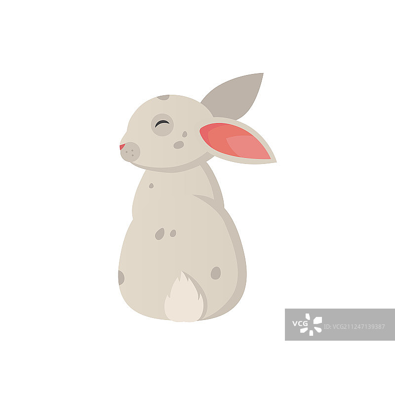 卡通兔子孤立图标精品兔子图片素材