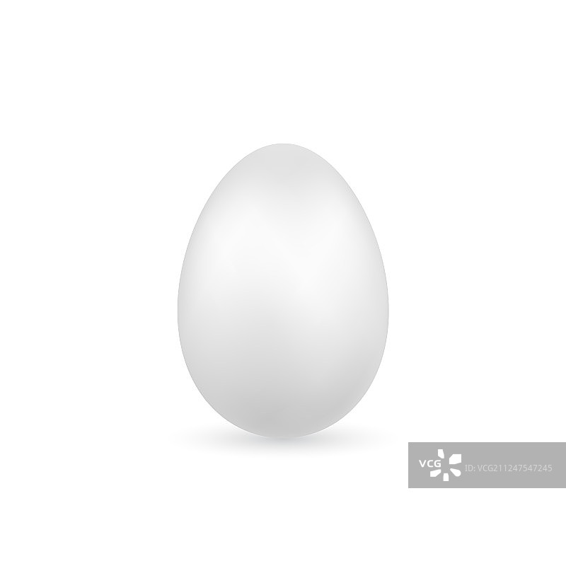 复活节蛋3d图标银色蛋孤立图片素材