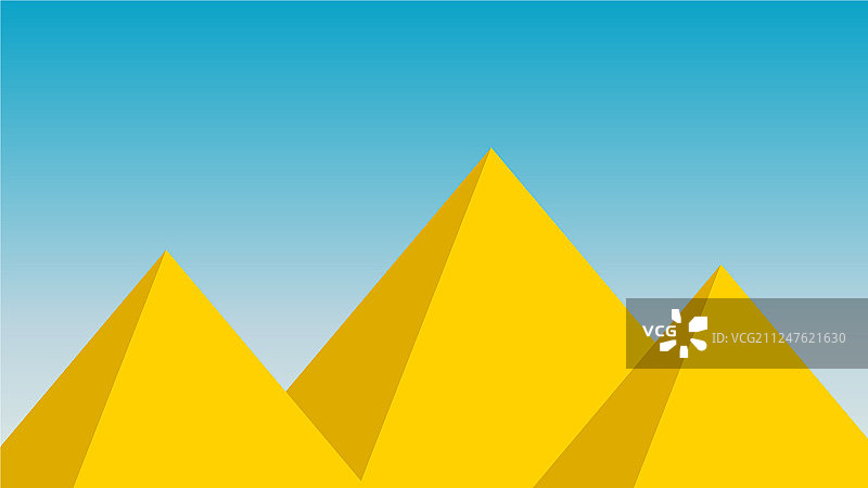 金字塔景观埃及设计背景图片素材