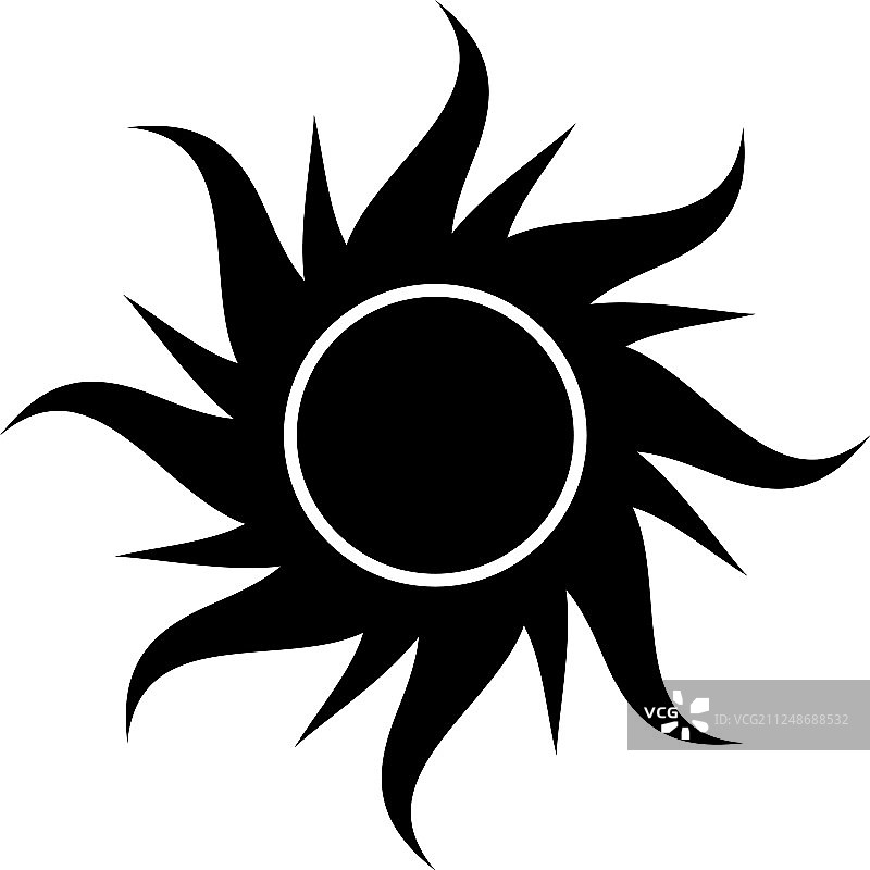 太阳图标图片素材