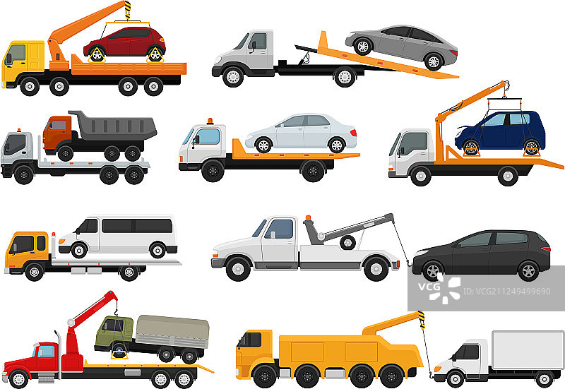 拖车，牵引车，拖车，卡车图片素材
