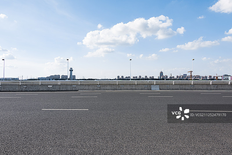 现代城市沥青高架快速路背景图图片素材