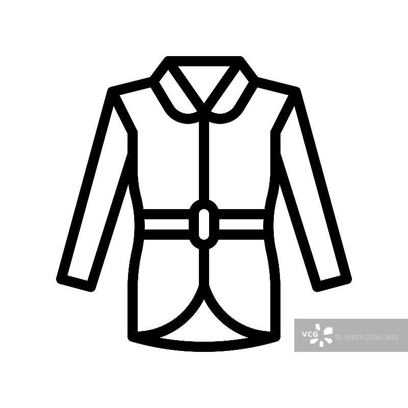 女装外套系列风格的图标图片素材