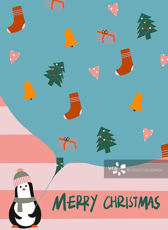 小企鹅的圣诞梦2图片素材
