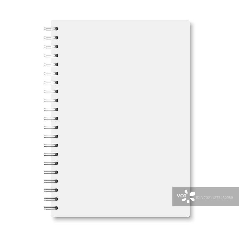 白色现实a5笔记本关闭阴影图片素材