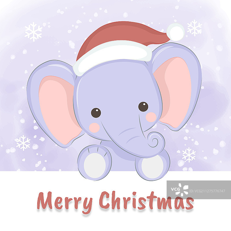 baelephant圣诞节图片素材