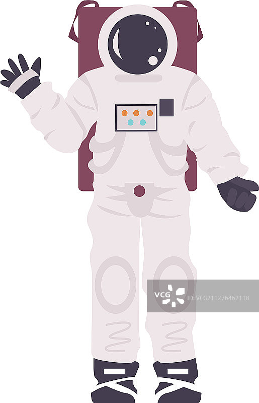 宇航员装在人造服装里图片素材