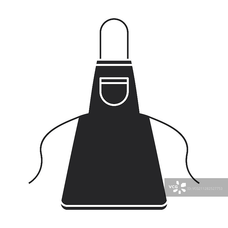 厨房围裙图标黑色图标图片素材