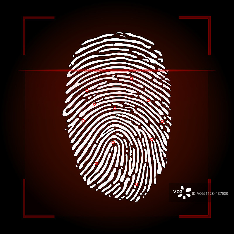 指纹扫描安全图片素材