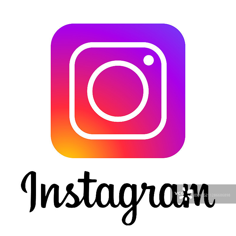 标准标志社交网络instagram图片素材