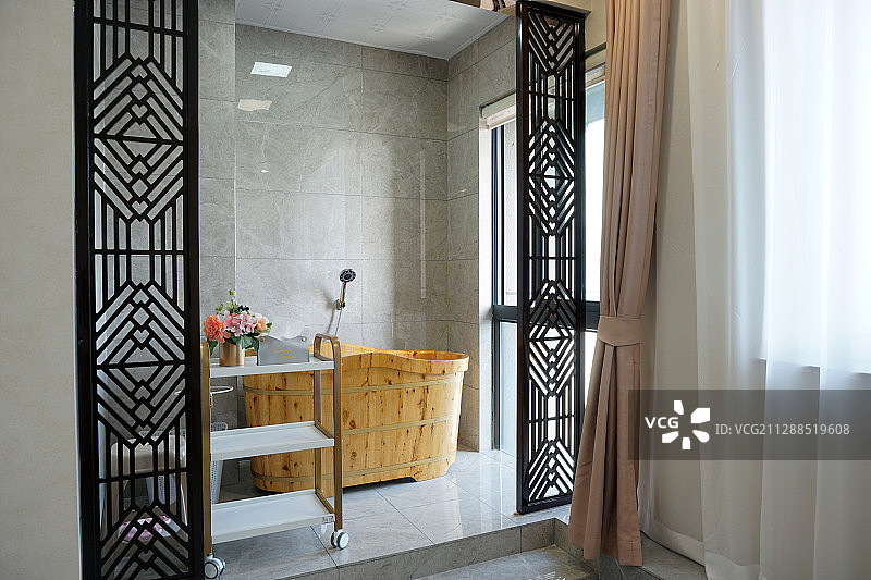 现代住宅浴室图片素材