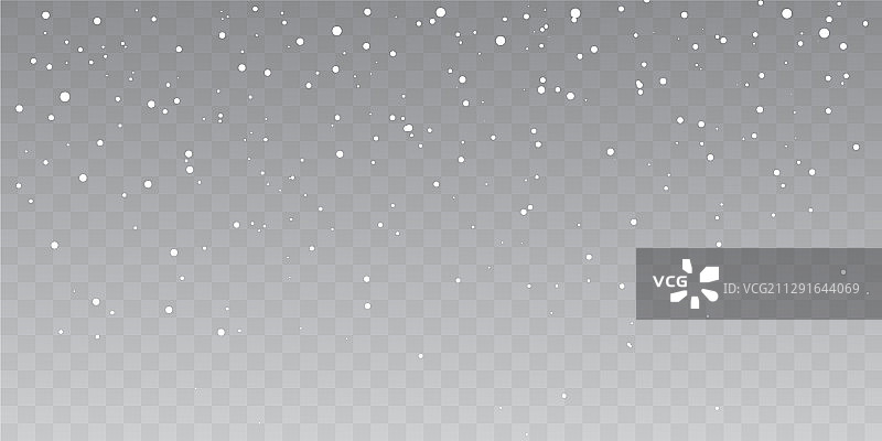 圣诞的雪花飘落在透明的雪花上图片素材