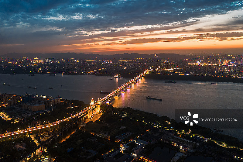 南京长江大桥图片素材