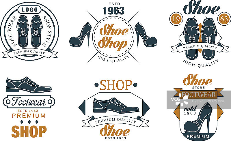 鞋店标志设计精选图片素材