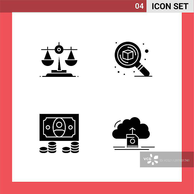 包4现代固体符号符号和符号图片素材