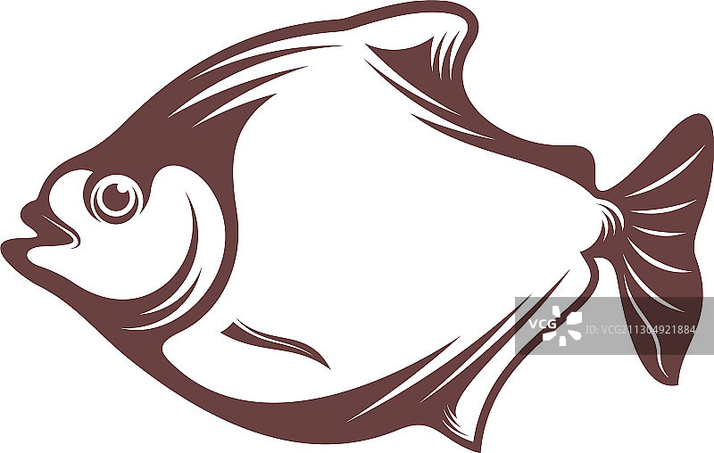 食人鱼标志设计图标符号模板图片素材