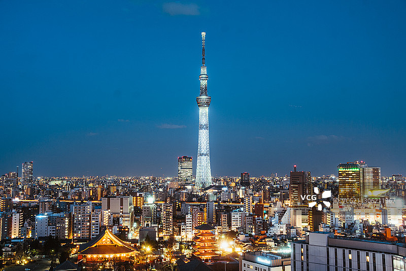 日本东京晴空塔图片素材