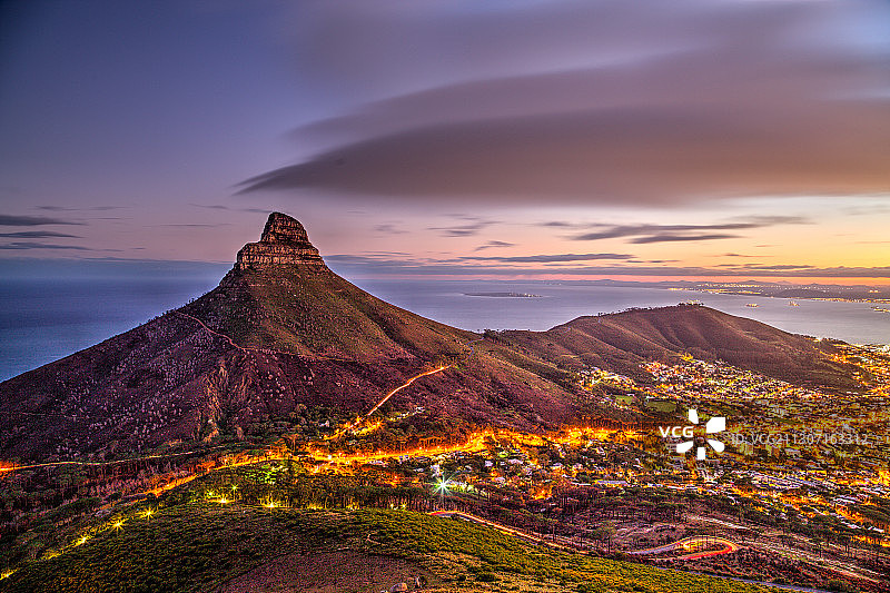 日落时分，南非的风景图片素材