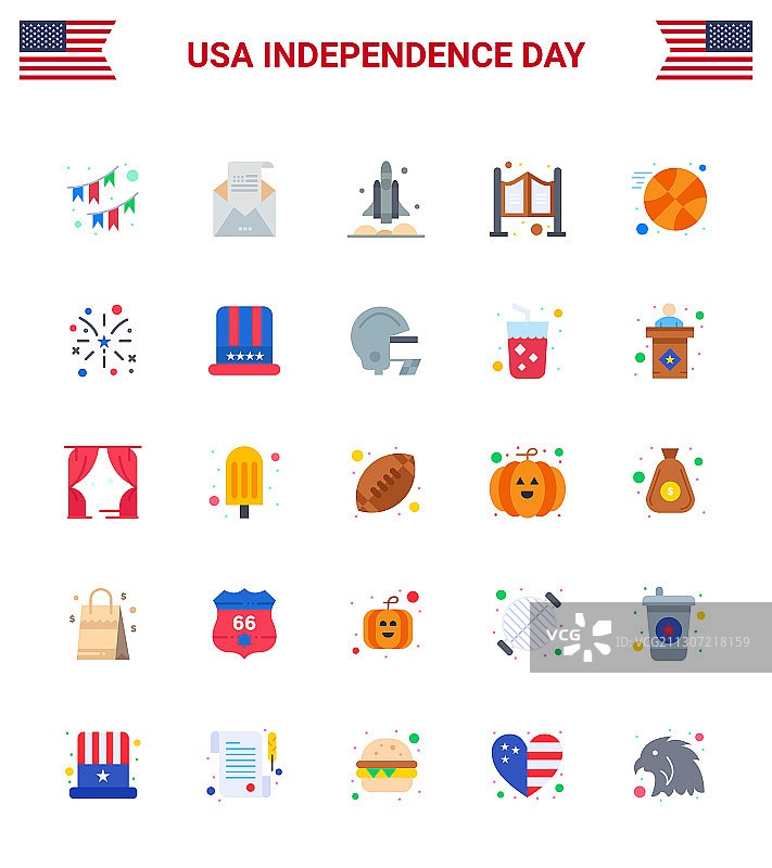 包装25创意美国独立日相关图片素材