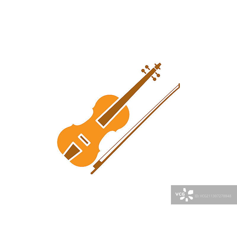 小提琴平图标图片素材