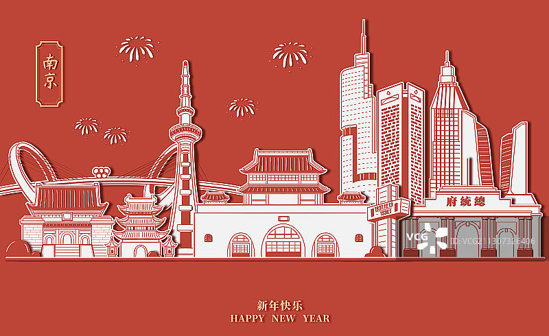 南京城市建筑图片素材