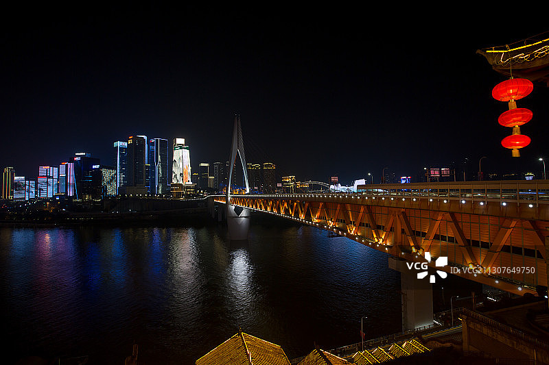 千厮门大桥图片素材