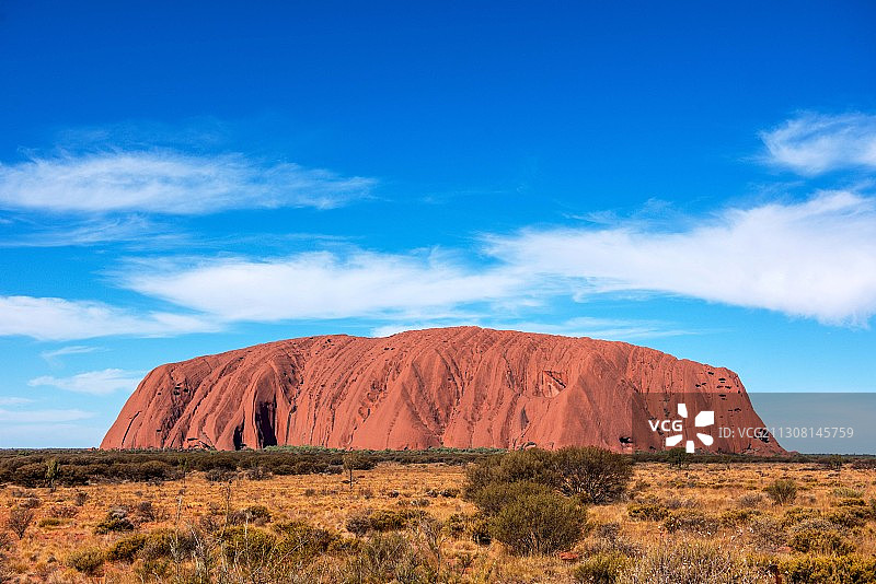 澳大利亚乌鲁鲁巨型岩石图片素材