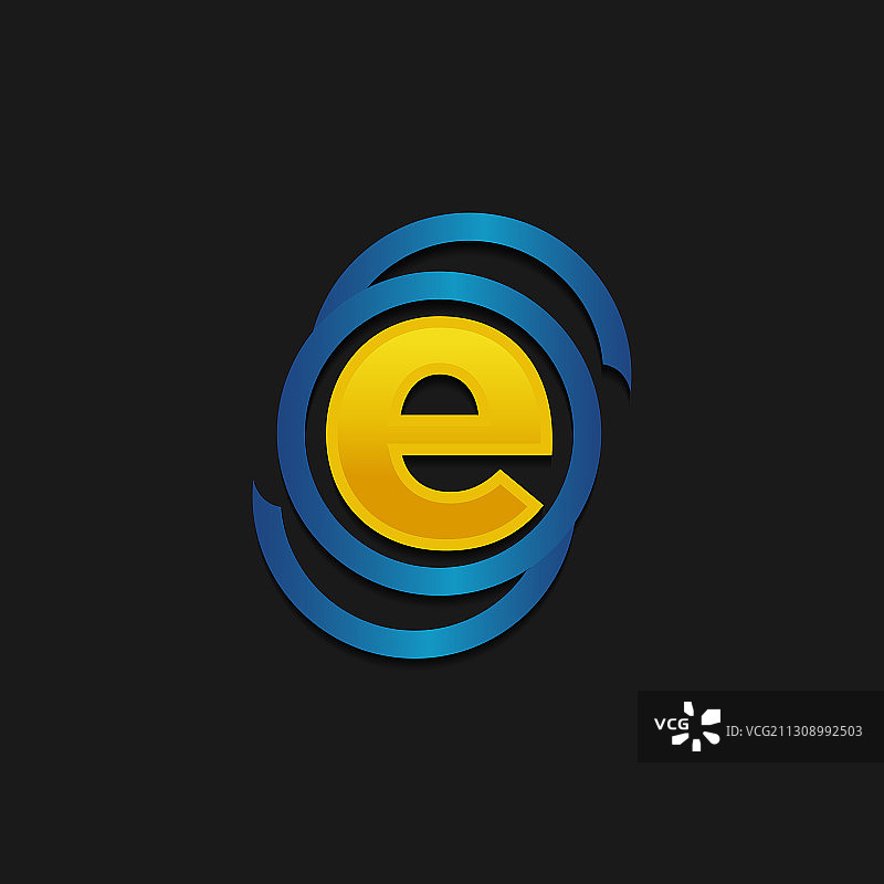 字母e标志模板为您的公司字母e图片素材