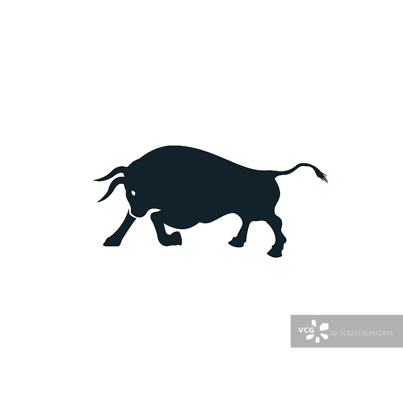 公牛标志设计图片素材