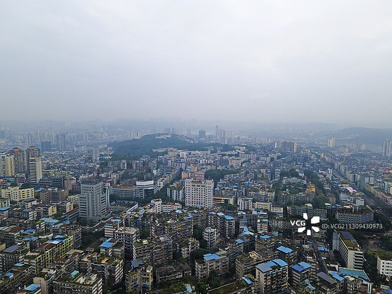 四川省泸州市城市风光，长江上游图片素材