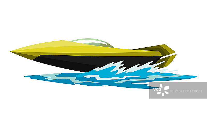 加速摩托艇，水上或内河车辆运动图片素材