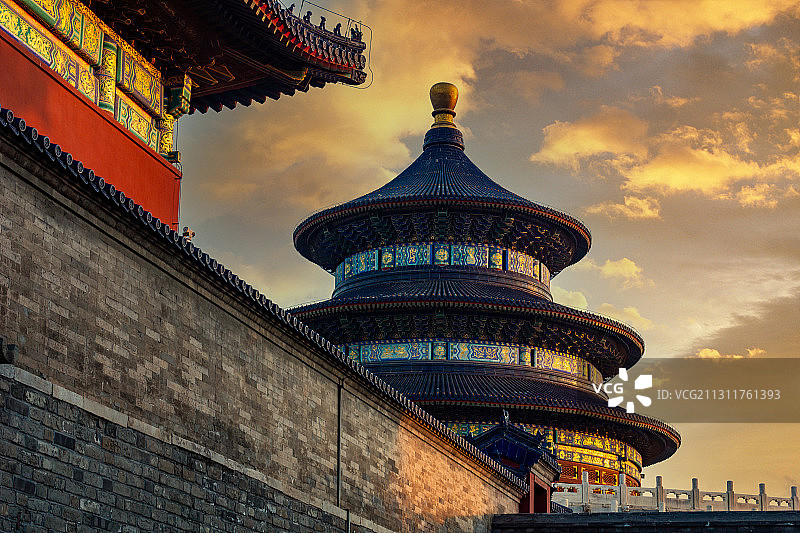 北京 天坛 祈年殿图片素材