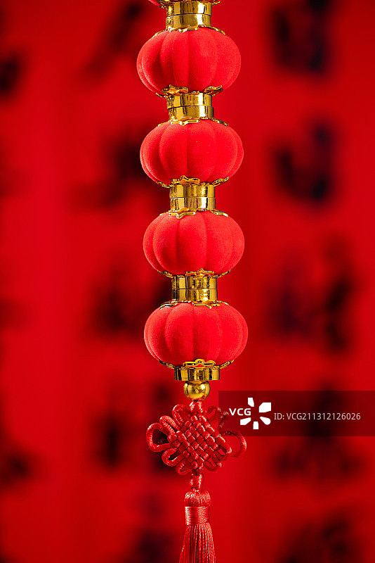 新年春节红灯笼背景图片素材