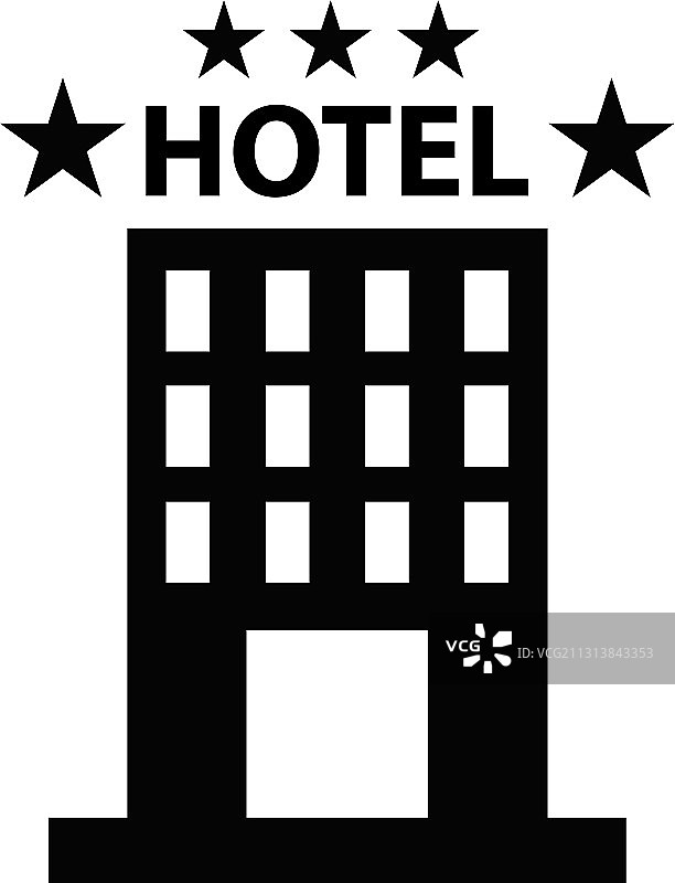 酒店的图标图片素材