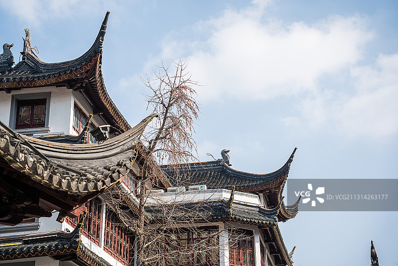 上海豫园建筑图片素材