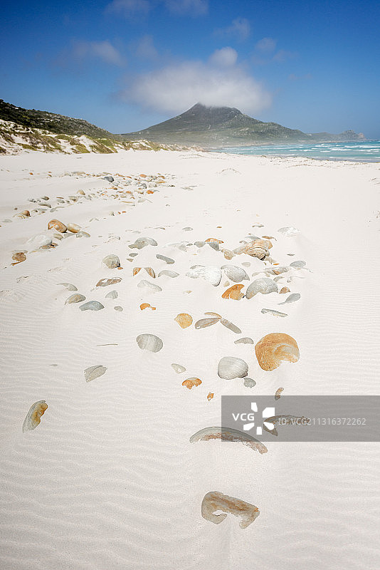 角点自然保护区美丽而孤独的海滩图片素材
