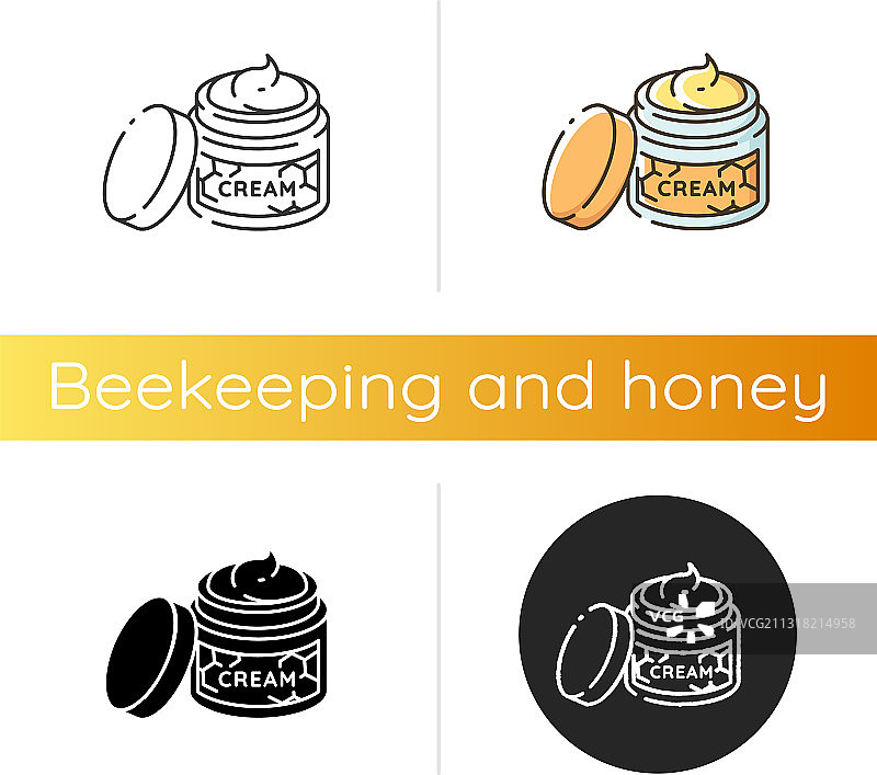 蜂蜜护肤图标图片素材