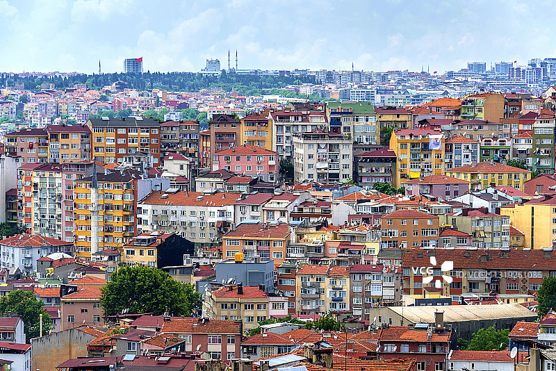 土耳其伊斯坦布尔旧城城市风光图片素材