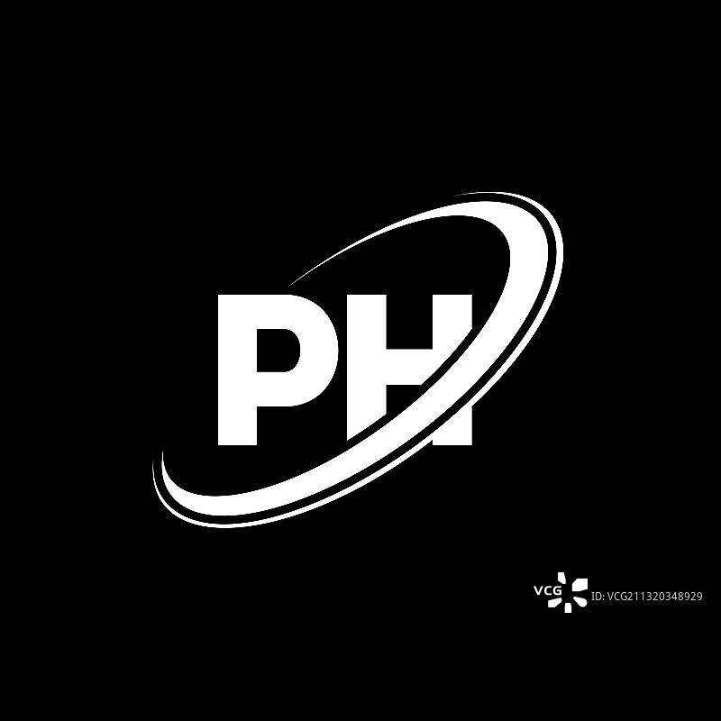 Ph ph字母logo设计首字母Ph图片素材