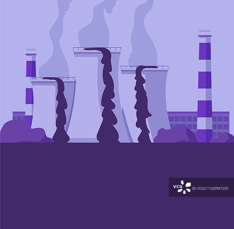 工业环境污染概念有毒图片素材