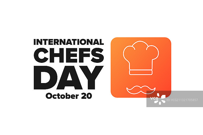 国际厨师日10月20日假日图片素材
