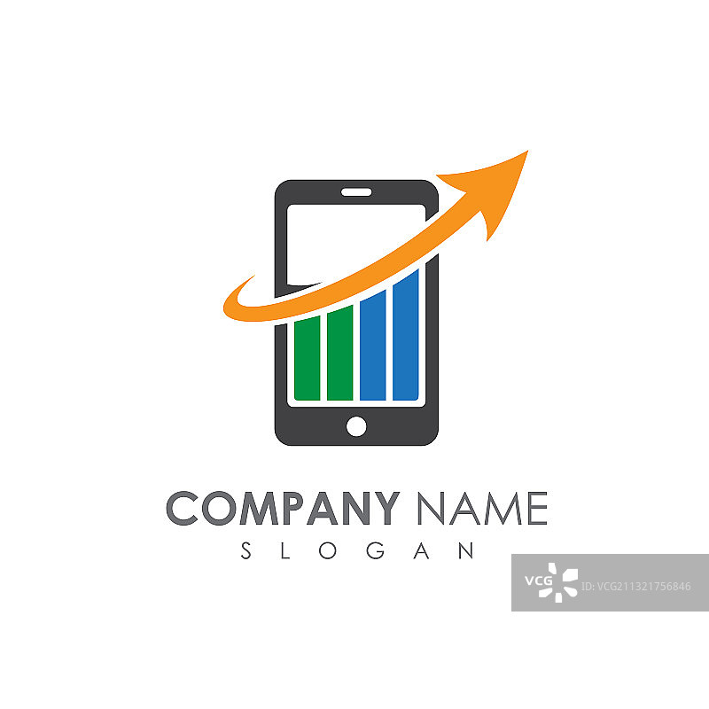 手机商务应用logo模板图片素材