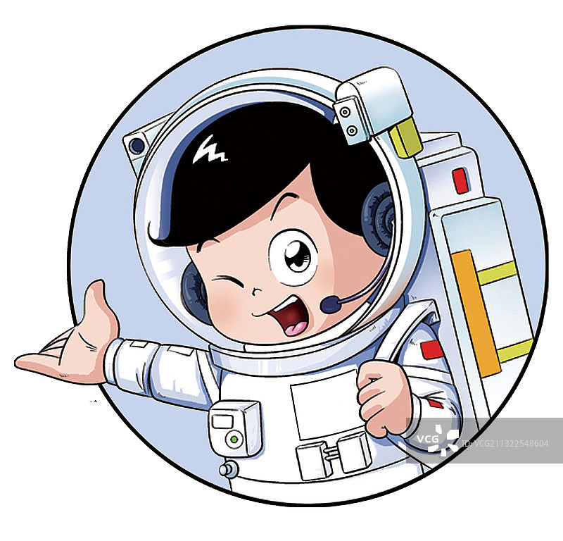 插画：宇航员图片素材