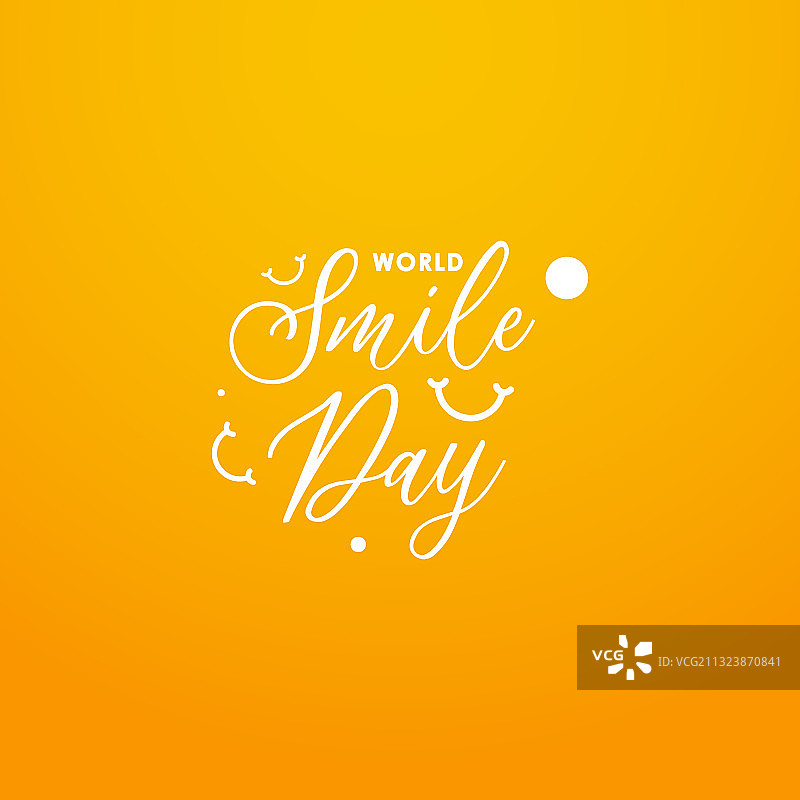 世界微笑日设计为横幅和背景图片素材