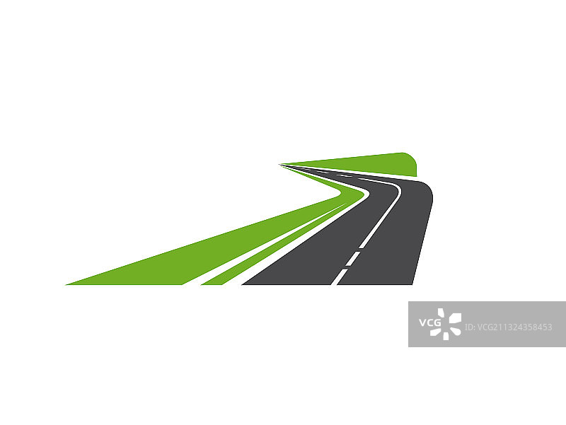 道路小径或高速公路图标小径路沥青图片素材