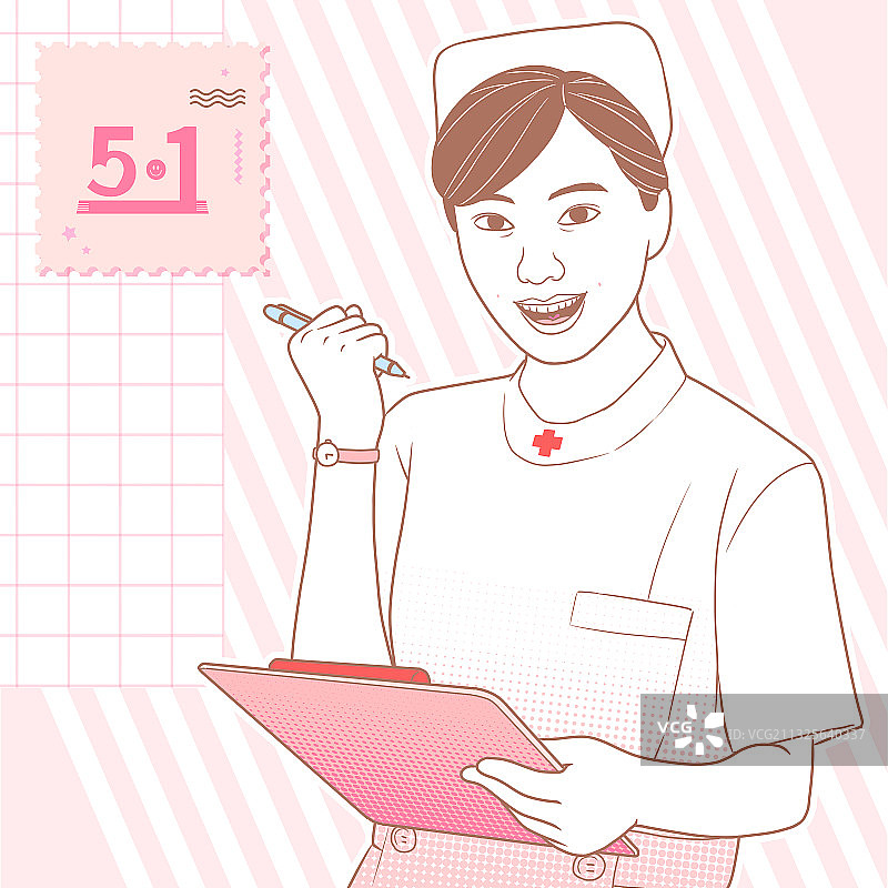 劳动节海报-护士图片素材