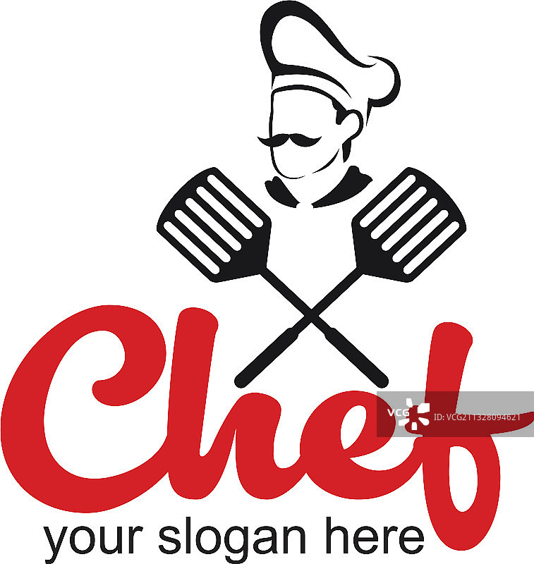 厨师餐厅标识设计模板图片素材