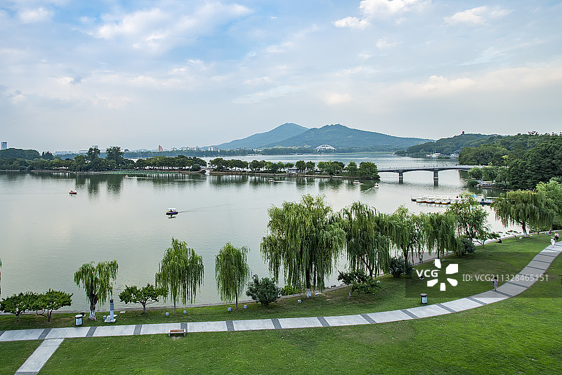 南京玄武湖公园风光图片素材