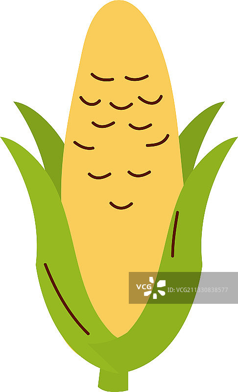 玉米食品图标设计图片素材