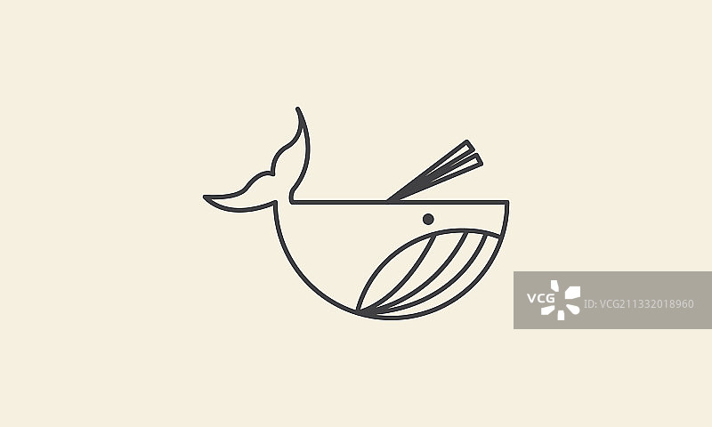 海产品线用筷子标志图标象征图片素材